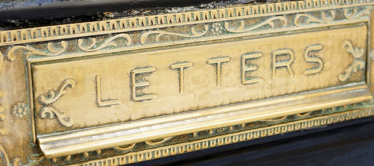 Plaque de boite aux lettres