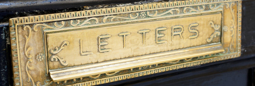 Plaque de boite aux lettres