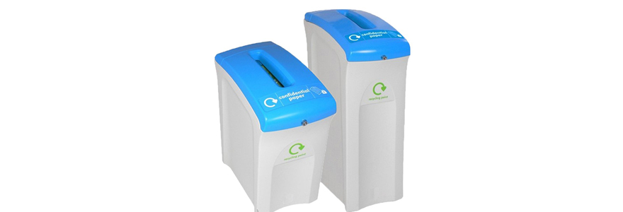 poubelle tri sélectif collecteur de papier confidentiel